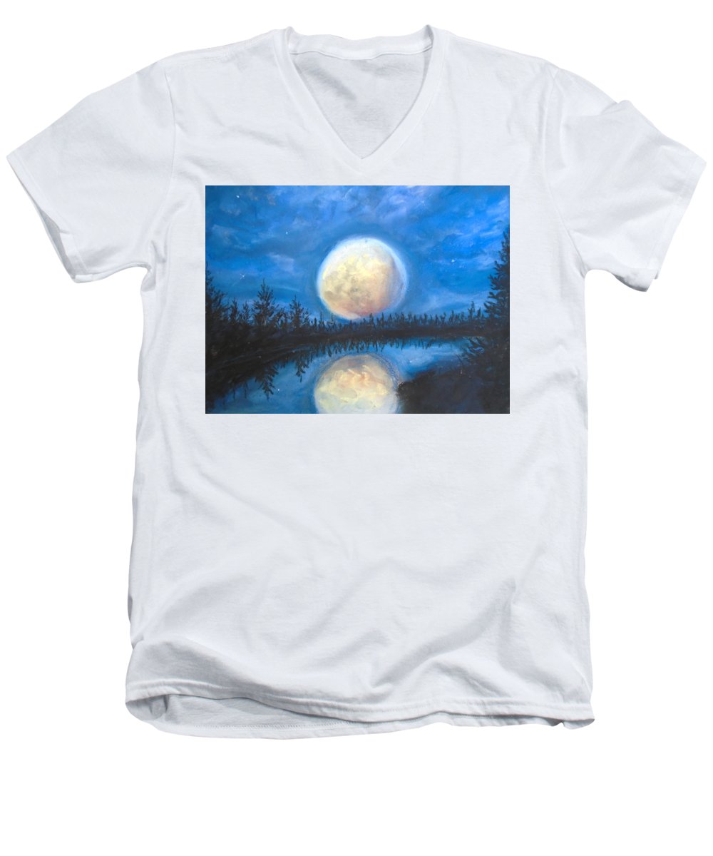 Lunar Seranade - Men's V-Neck T-Shirt