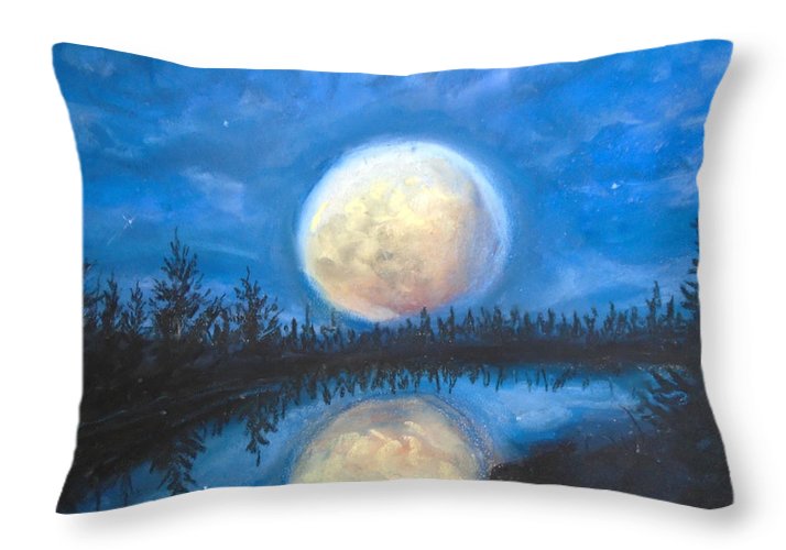 Lunar Seranade - Throw Pillow