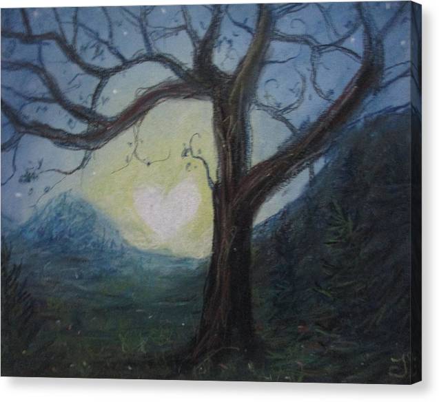 Midnight Hearts - Canvas Print