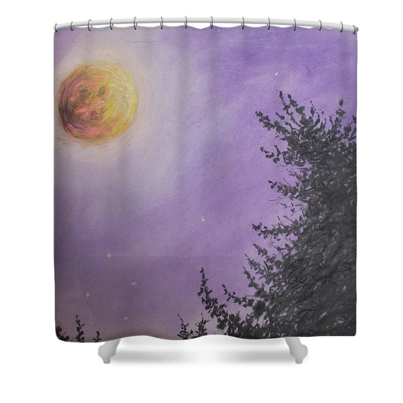 Moon Haze - Shower Curtain