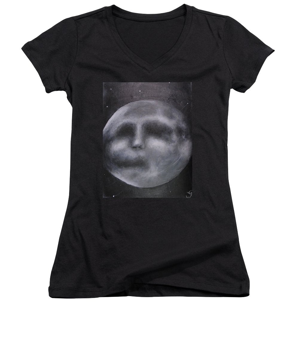 Moon Man  - Women's V-Neck