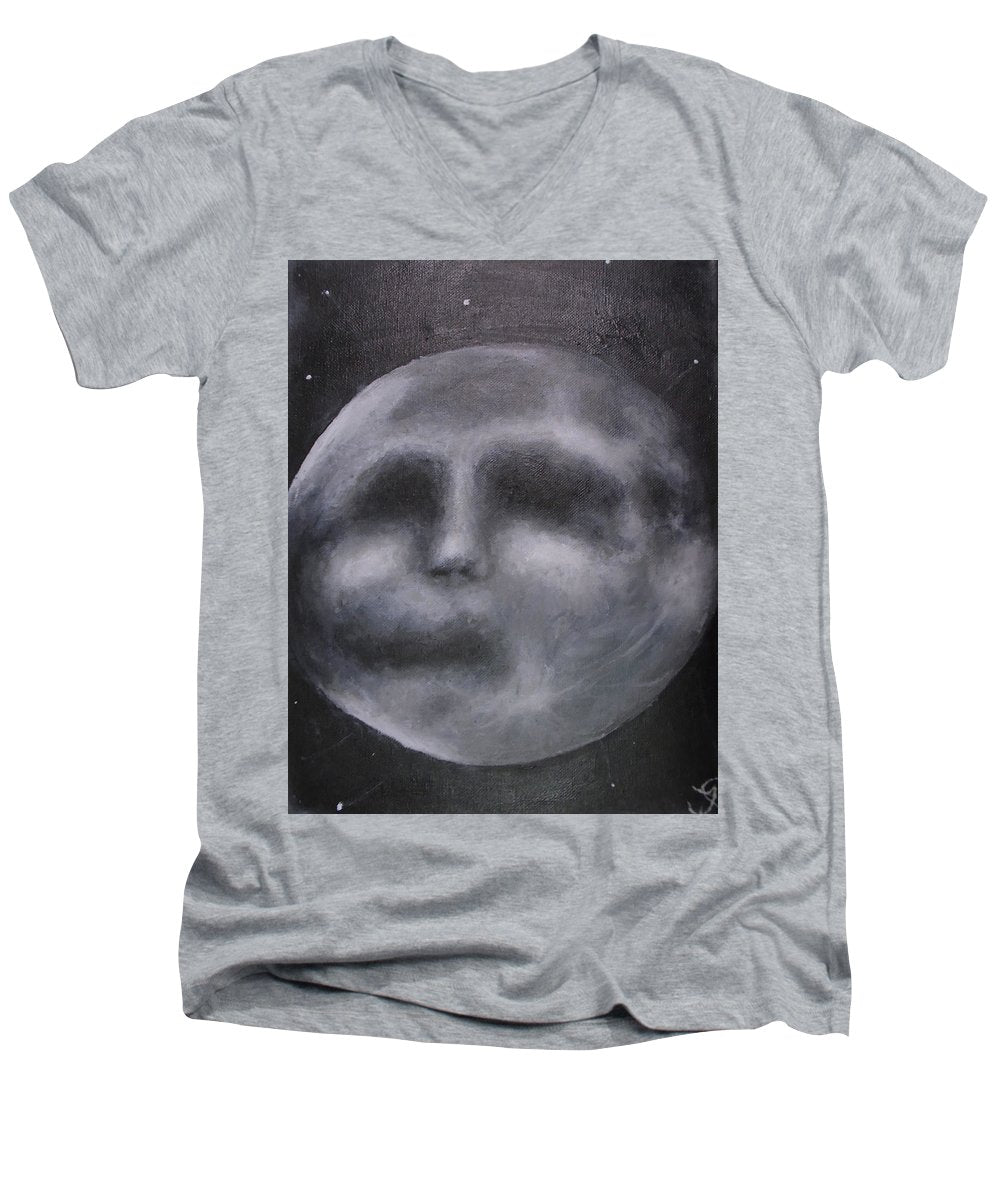 Moon Man  - Men's V-Neck T-Shirt