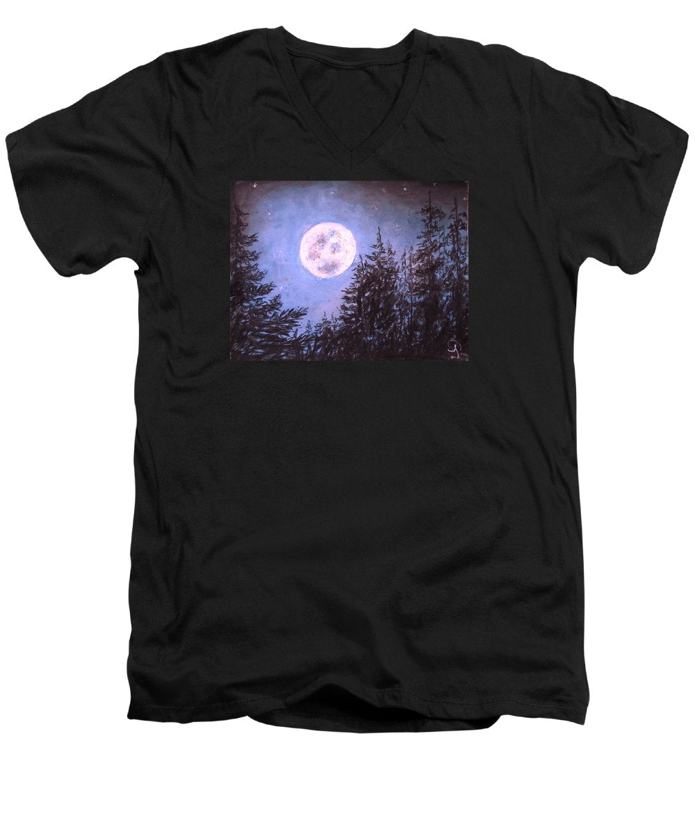 Moon Sight - Men's V-Neck T-Shirt