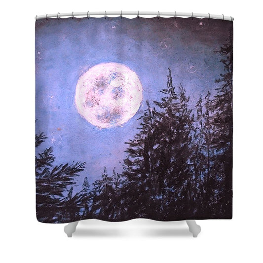 Moon Sight - Shower Curtain