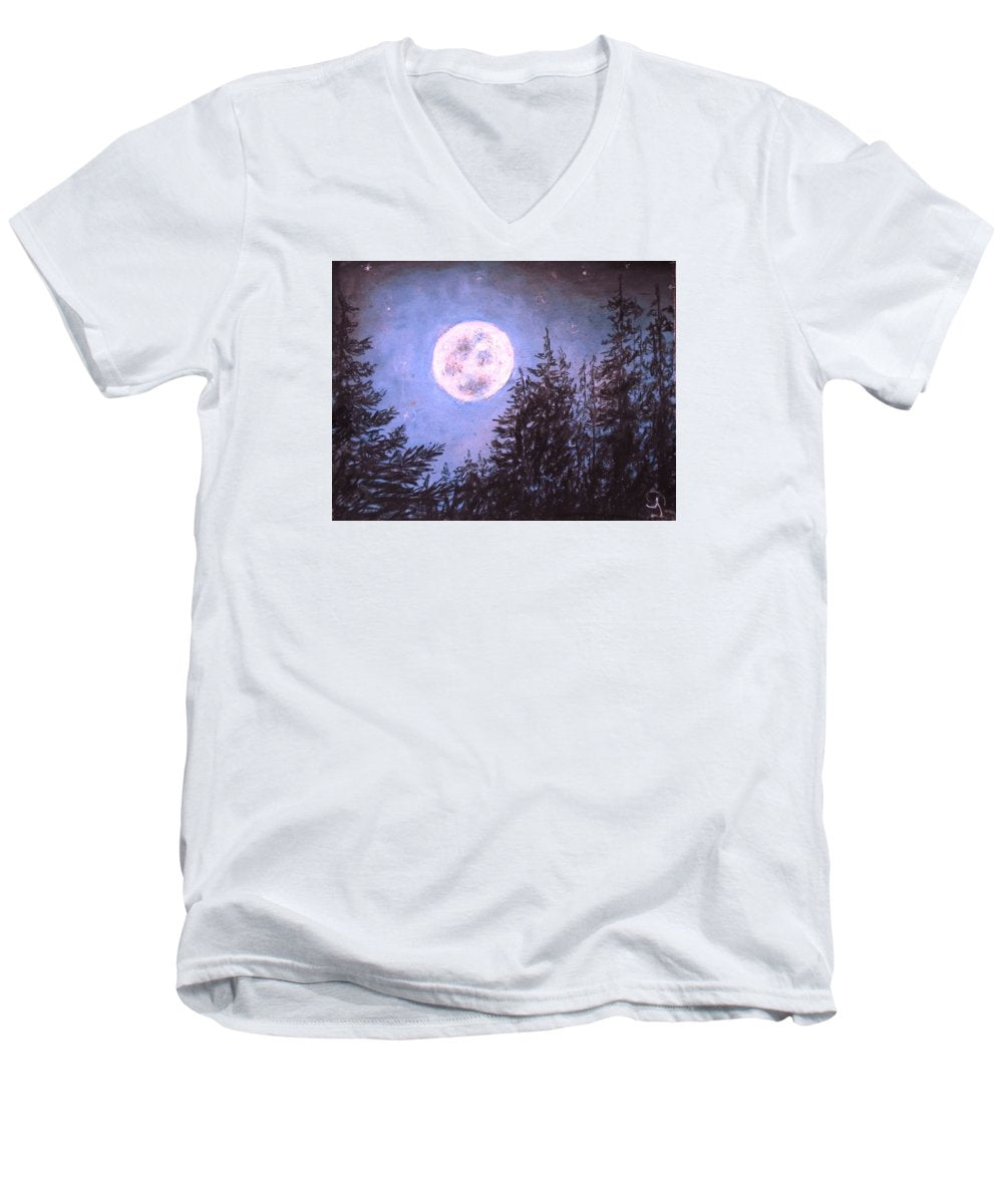 Moon Sight - Men's V-Neck T-Shirt