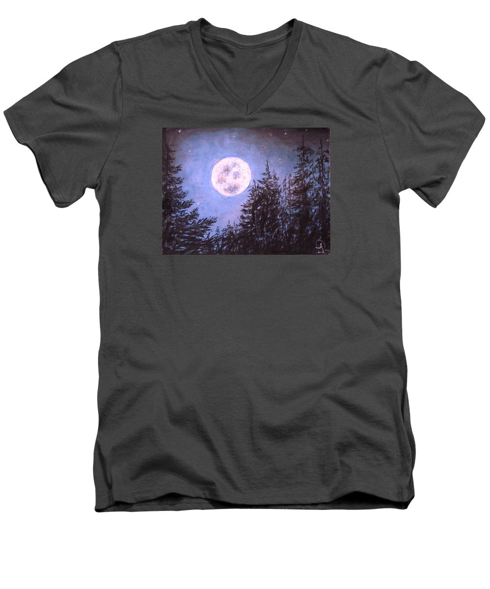 Moon Sight - Men's V-Neck T-Shirt