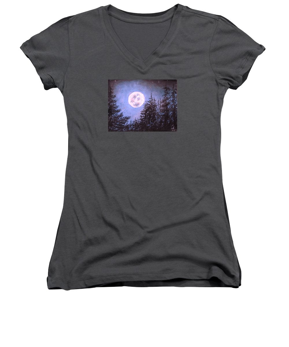 Moon Sight - Women's V-Neck