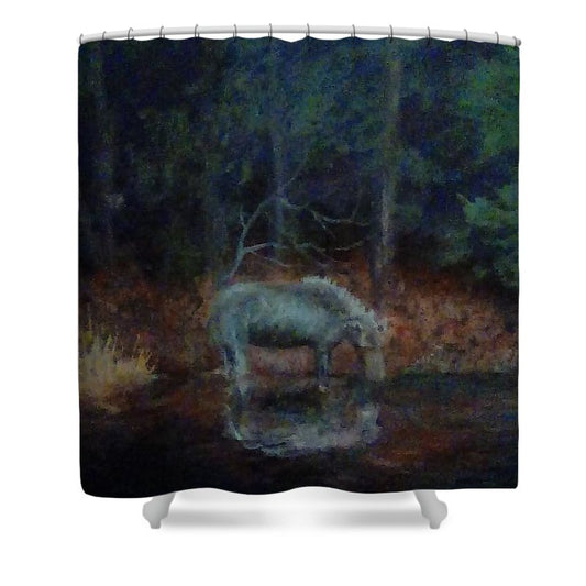 Moose - Shower Curtain