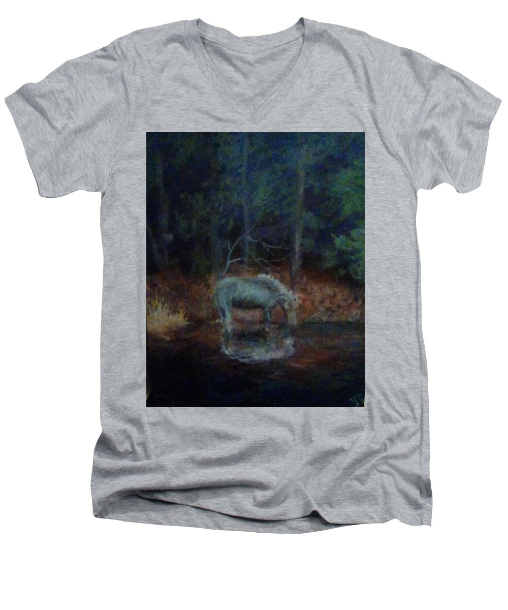 Moose - Men's V-Neck T-Shirt