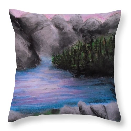 Mountain Escape - Throw Pillow