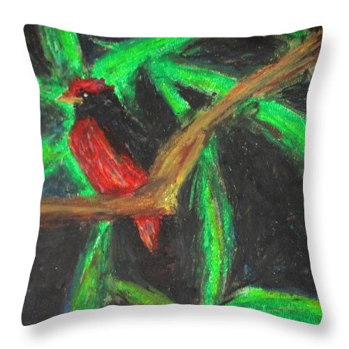 Mr. Bird - Throw Pillow