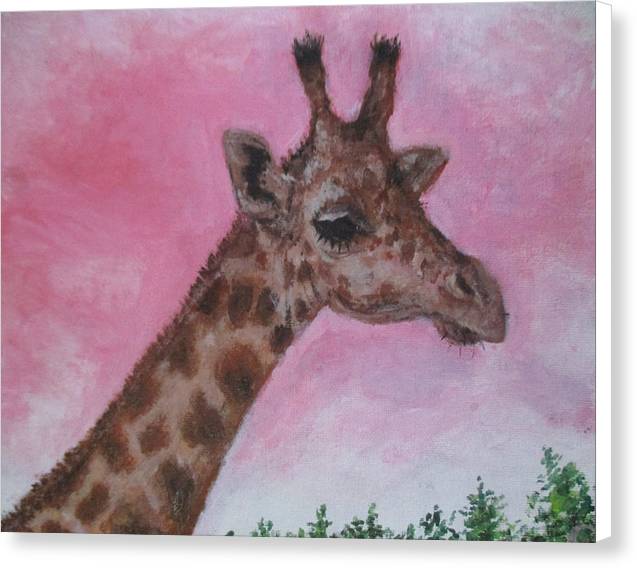 Mr. Giraffe  - Canvas Print