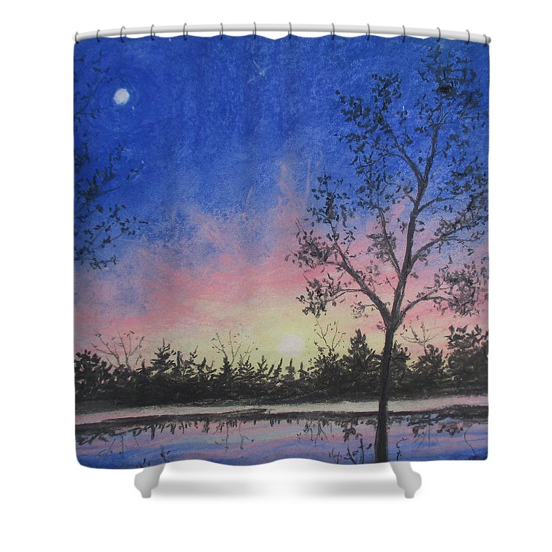 Night Day Light - Shower Curtain