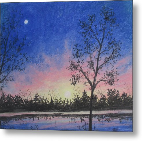 Night Day Light - Metal Print