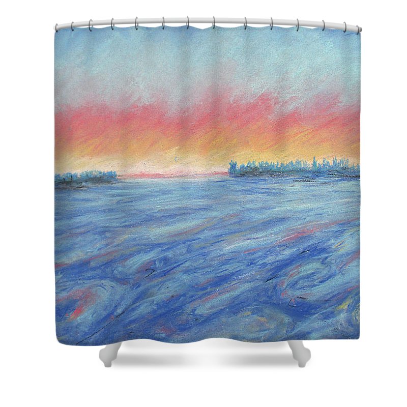 Night Light Night - Shower Curtain