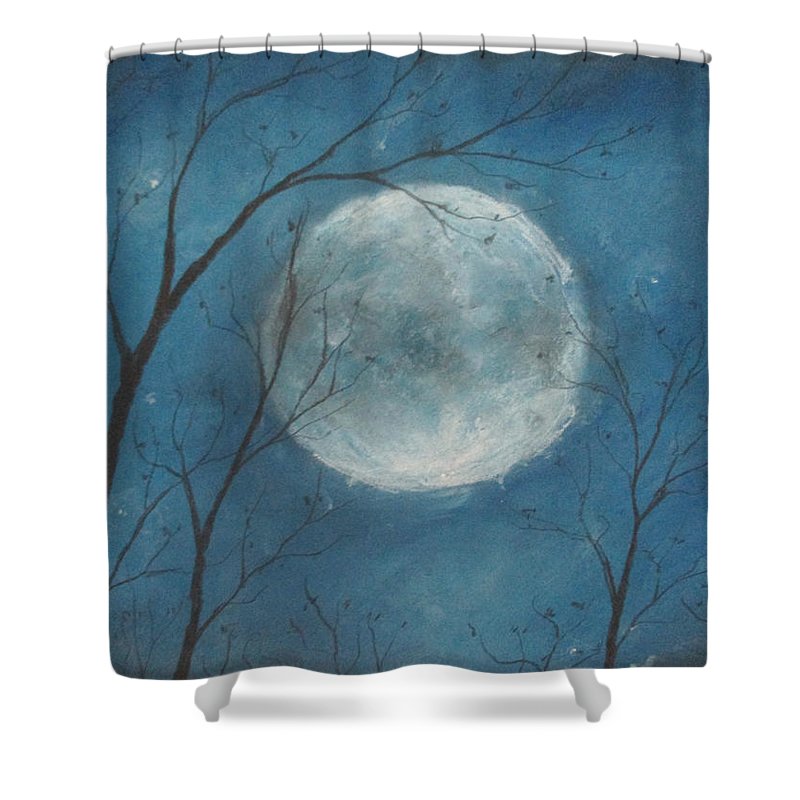 Night Speck - Shower Curtain