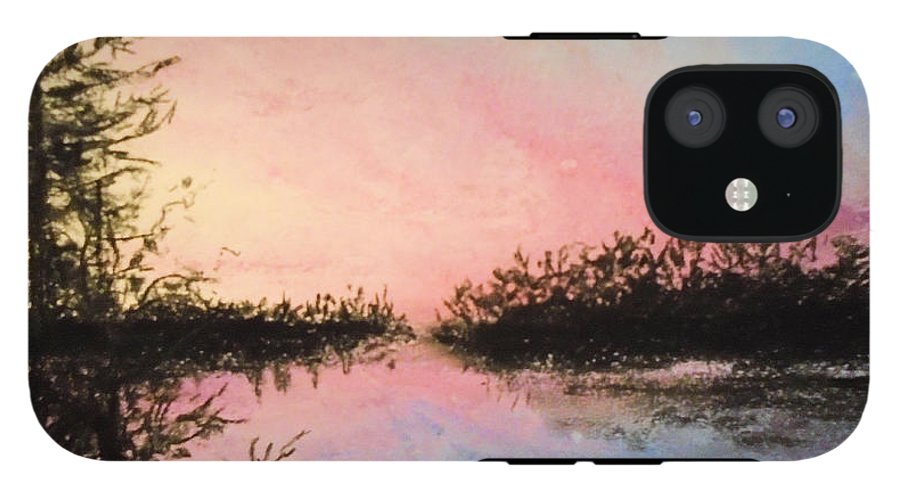Night Streams in Sunset Dreams  - Phone Case