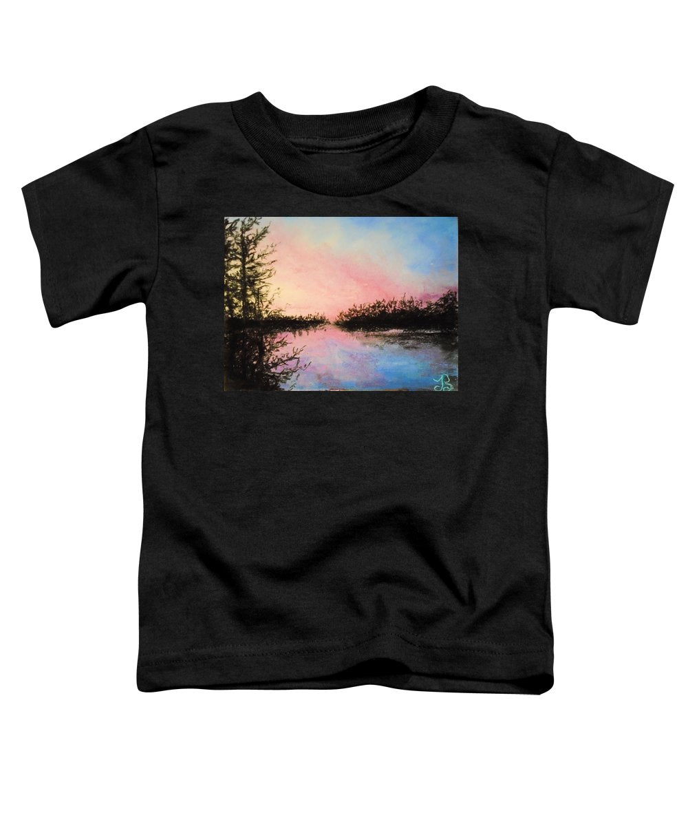 Night Streams in Sunset Dreams  - Toddler T-Shirt