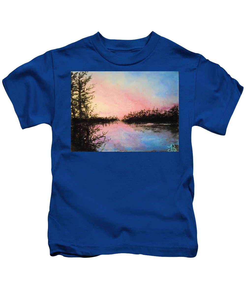 Night Streams in Sunset Dreams  - Kids T-Shirt