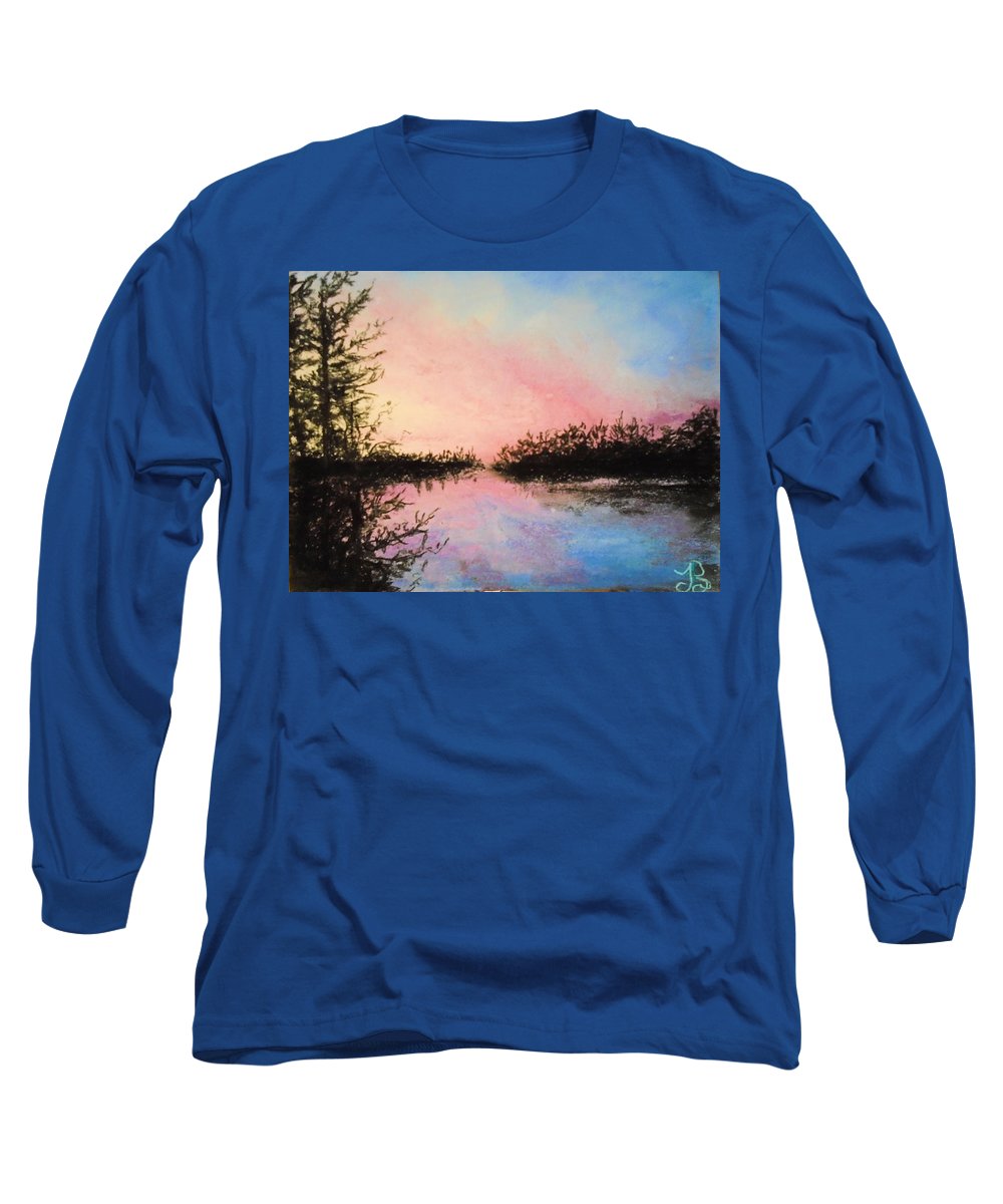 Night Streams in Sunset Dreams  - Long Sleeve T-Shirt