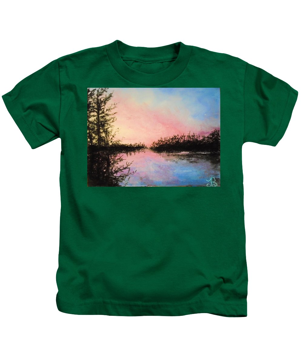 Night Streams in Sunset Dreams  - Kids T-Shirt