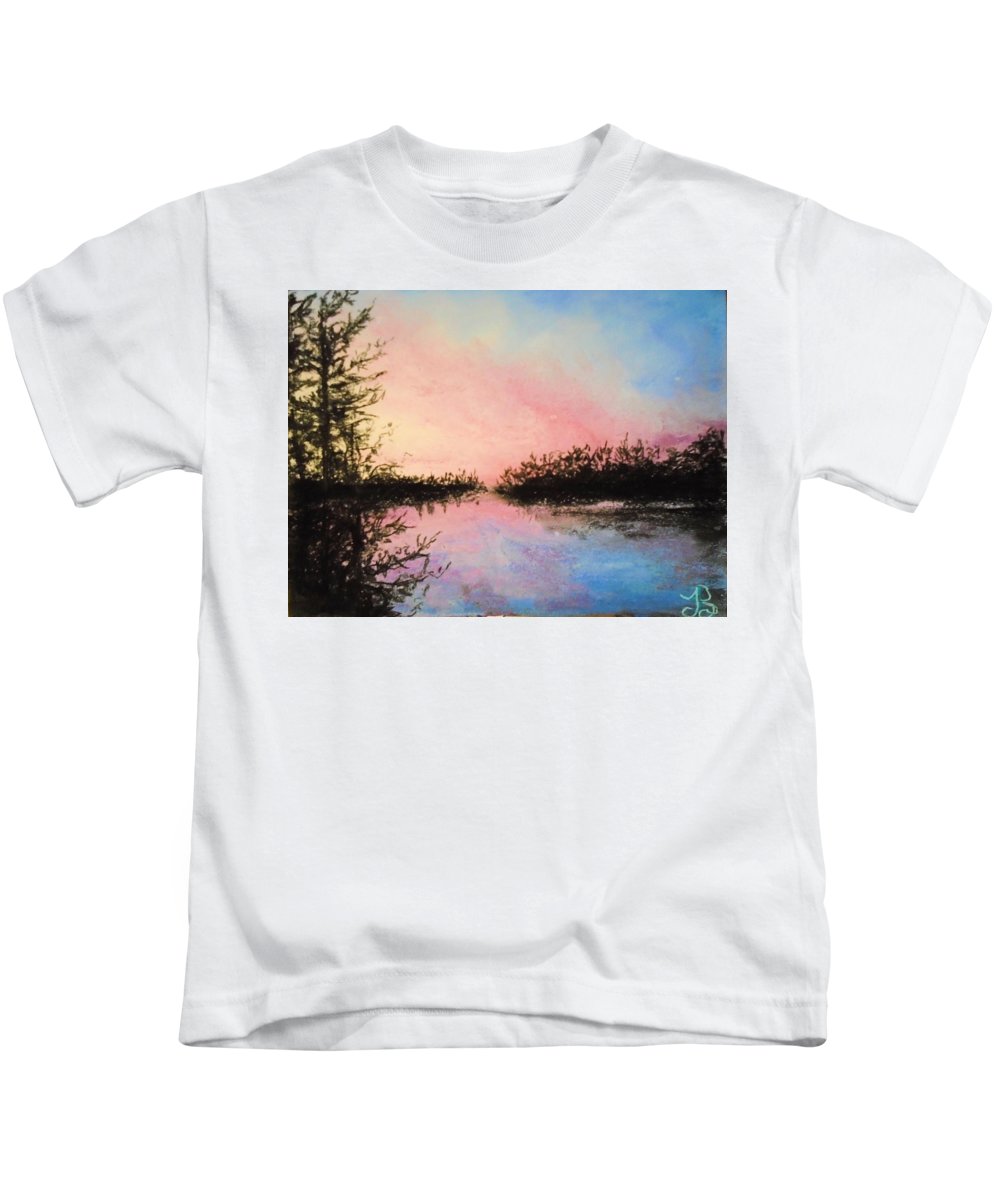 Night Streams in Sunset Dreams  - Kids T-Shirt