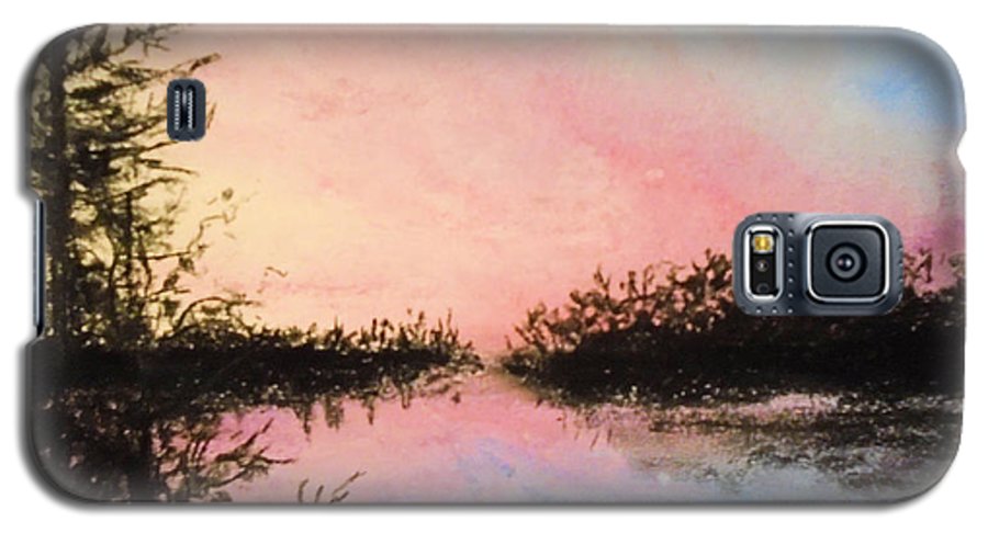 Night Streams in Sunset Dreams  - Phone Case