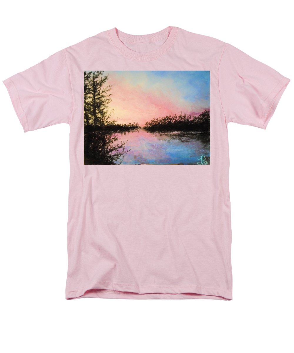 Night Streams in Sunset Dreams  - Men's T-Shirt  (Regular Fit)