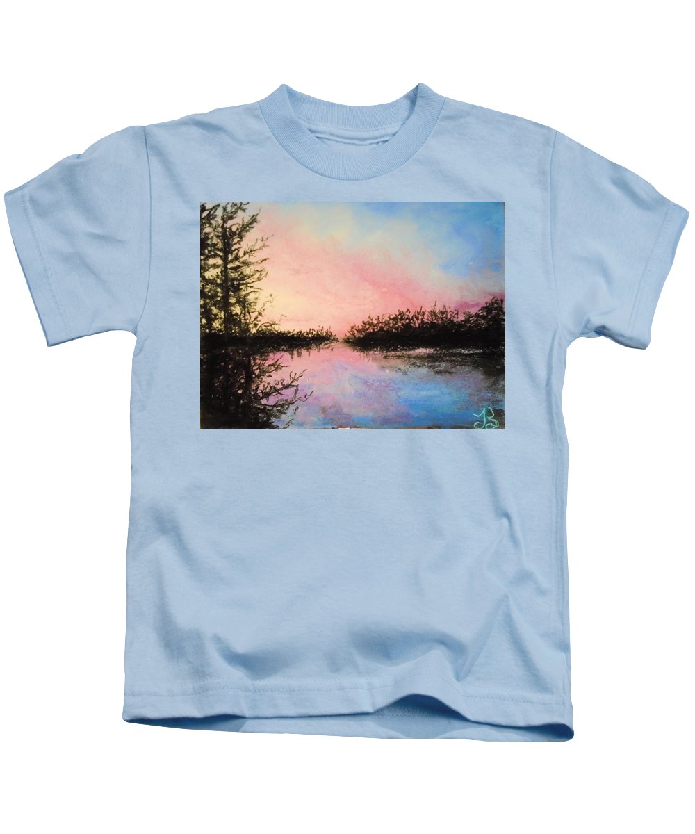 Night Streams in Sunset Dreams  - Kids T-Shirt