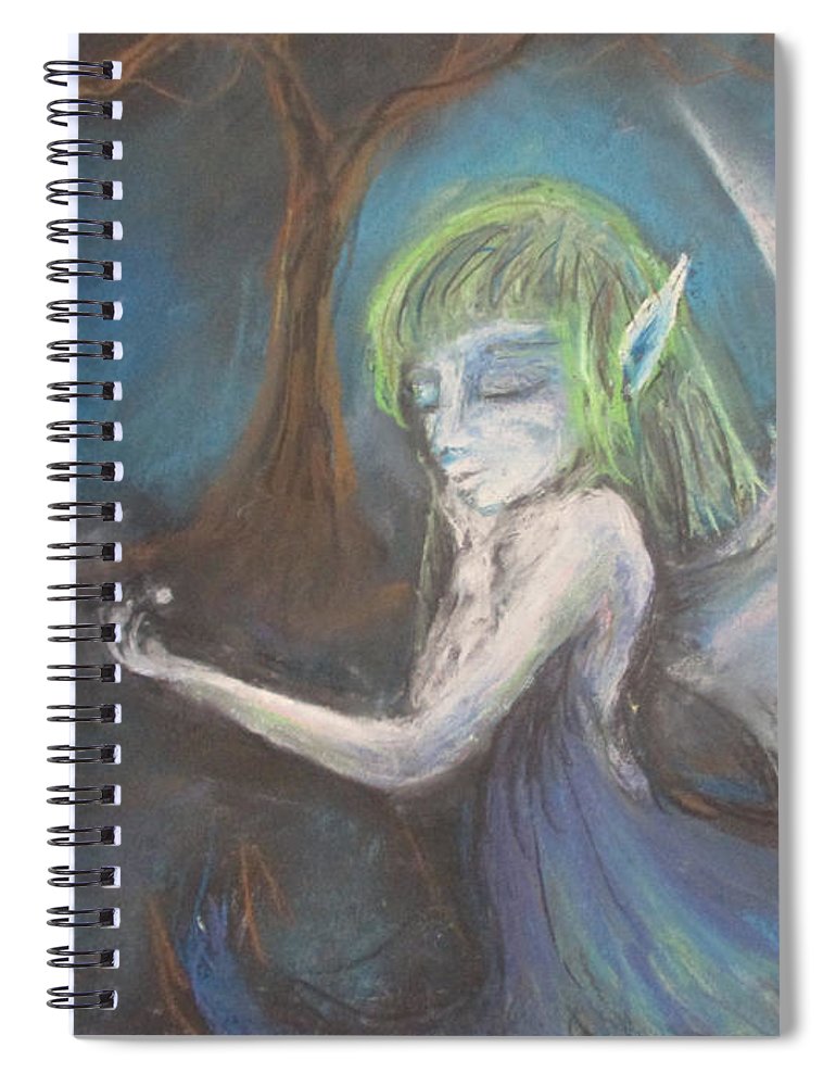 Poet and her Soul Speaking Paintings ~ prints, originals and more  In the forest of the night One goes with insight Alone walk in the woods Twinkling with a heart full of goods  Original Artwork and Poetry of Artist Jen Shearer  This is a original soft pastel painting printed on product.