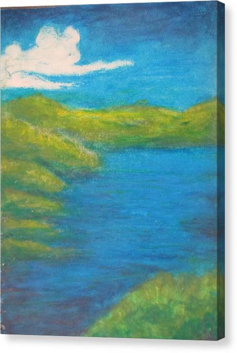 Oiled Landscape - Canvas Print