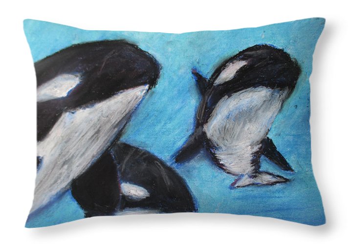 Orca Tides - Throw Pillow