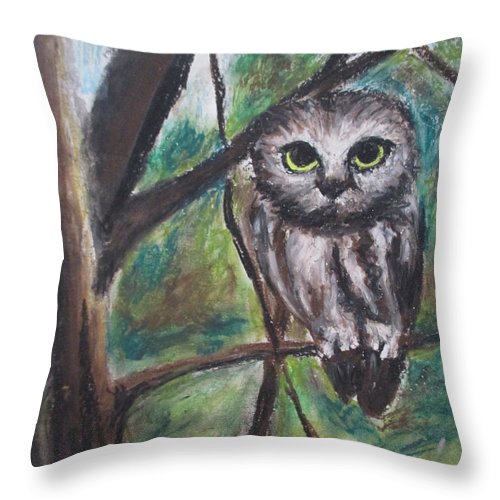 Owl Night - Throw Pillow
