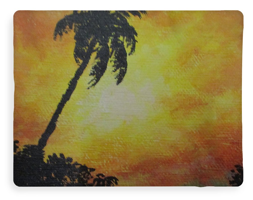 Palm Sunset - Blanket