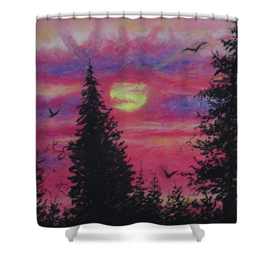 Passoionate Peace - Shower Curtain