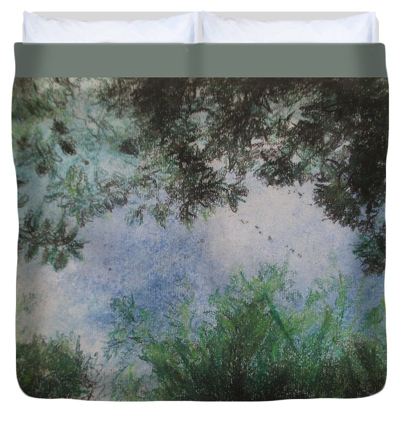 Peeking Through - Duvet Cover