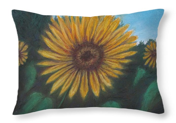 Petal of Yellows - Throw Pillow