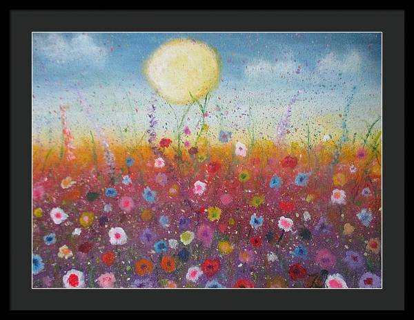 Petalled Skies - Framed Print - Twinktrin