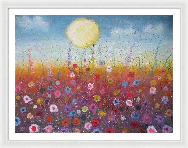 Petalled Skies - Framed Print - Twinktrin