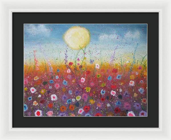 Petalled Skies - Framed Print - Twinktrin