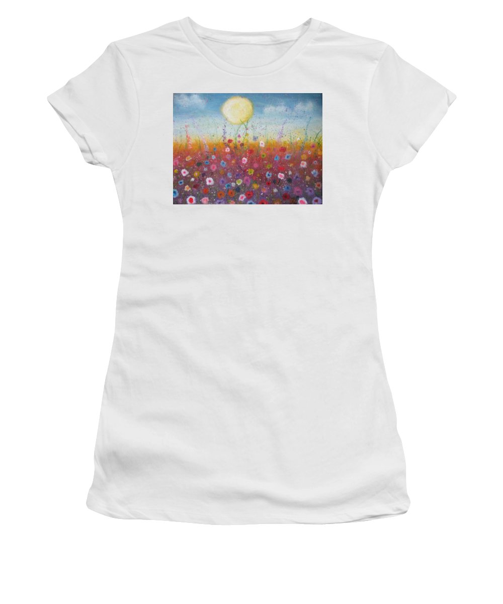 Petalled Skies - Women's T-Shirt - Twinktrin