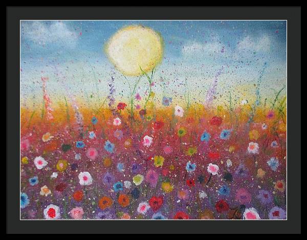 Petalled Skies - Framed Print - Twinktrin