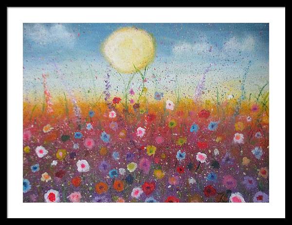 Petalled Skies - Framed Print - Twinktrin