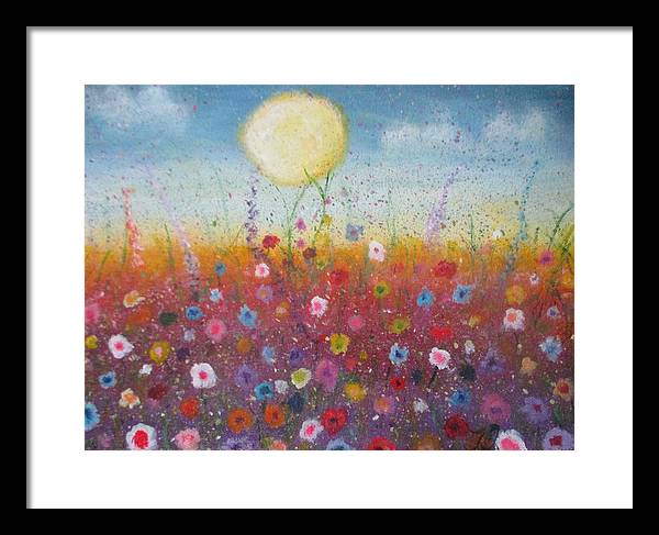 Petalled Skies - Framed Print - Twinktrin