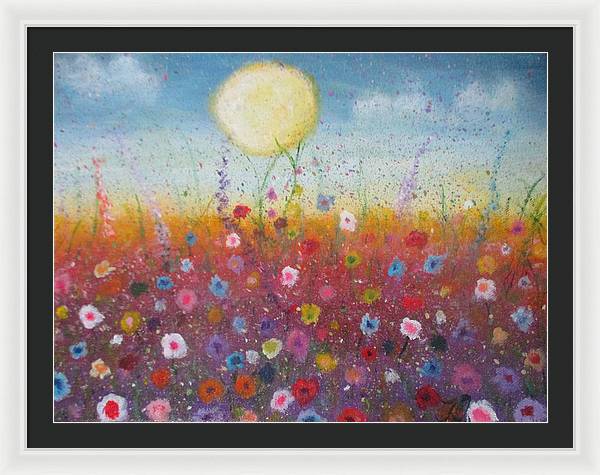 Petalled Skies - Framed Print - Twinktrin