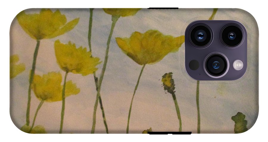 Petalled Yellow  - Phone Case