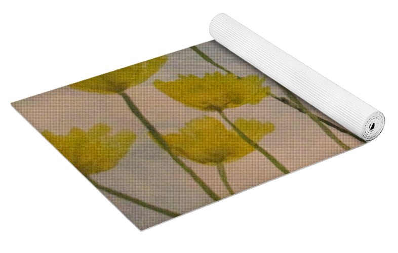 Petalled Yellow  - Yoga Mat