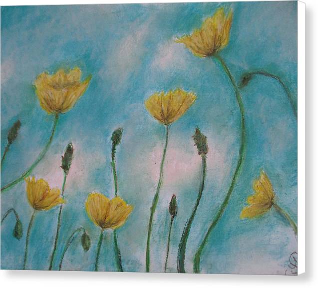 Petals of Yellows - Canvas Print