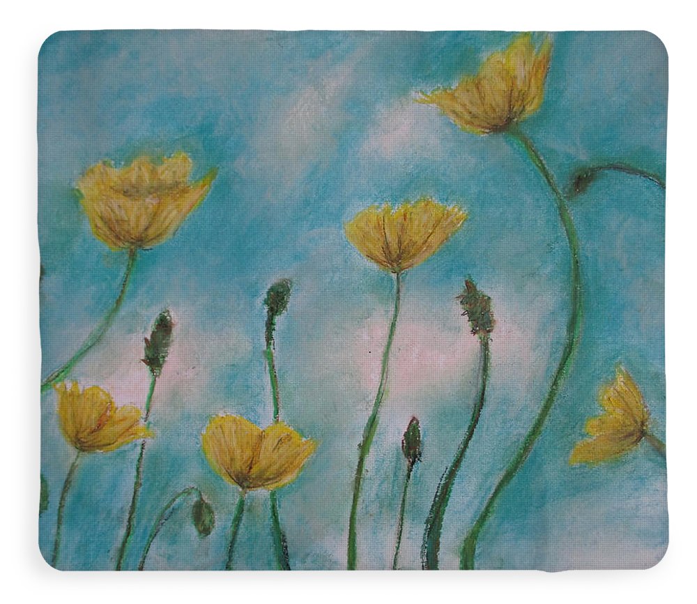 Petals of Yellows - Blanket