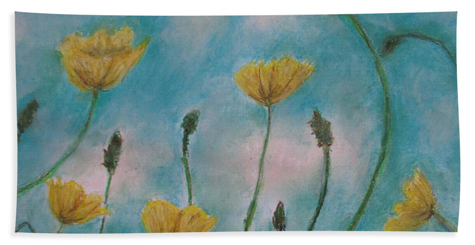 Petals of Yellows - Beach Towel